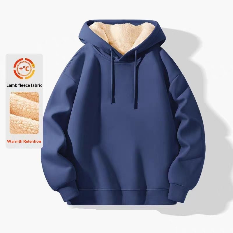 Mens Fleece-lined Hoodie For Fall And Winterextra Soft And Extra Warm
