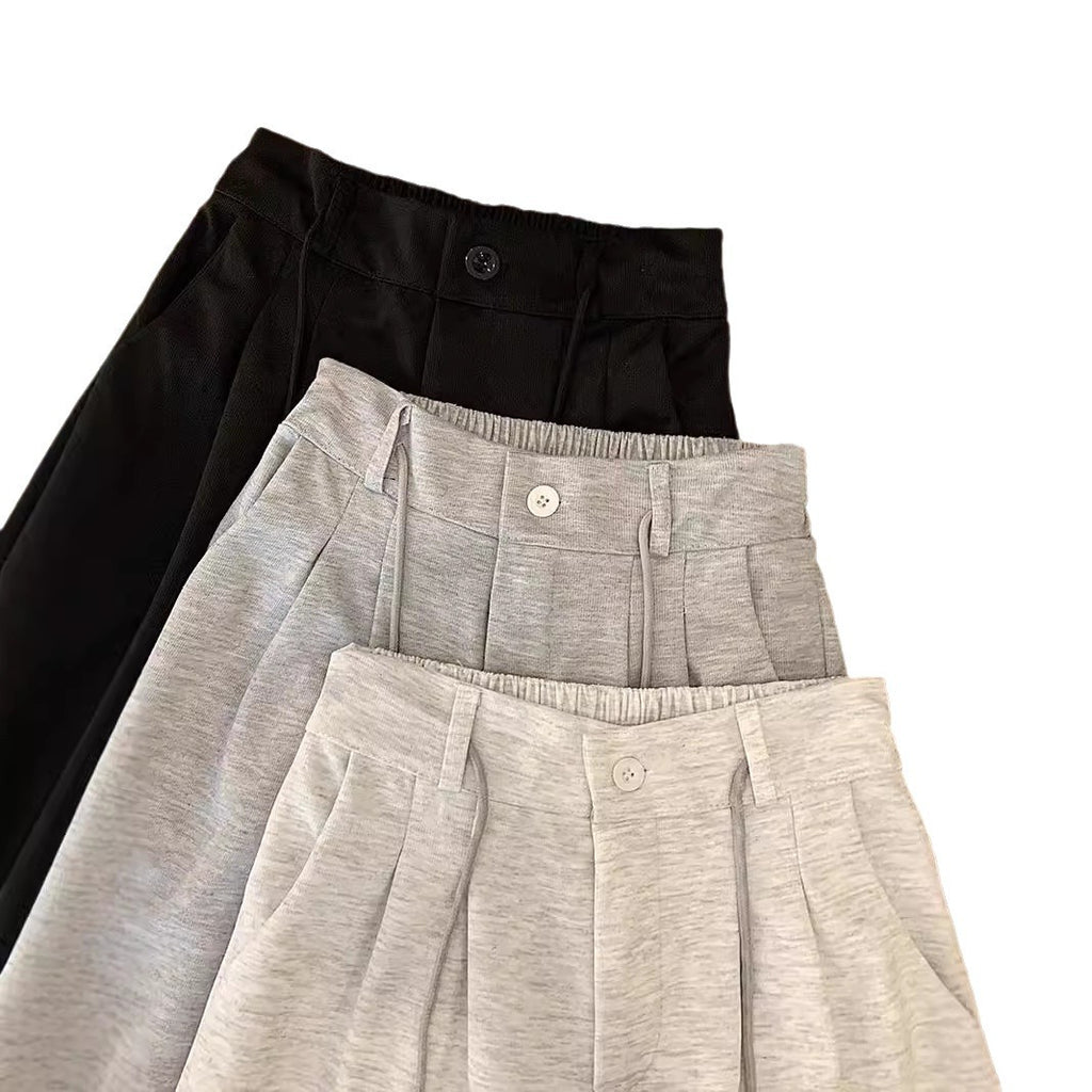 Womens Highwaisted Gray Suit Pants