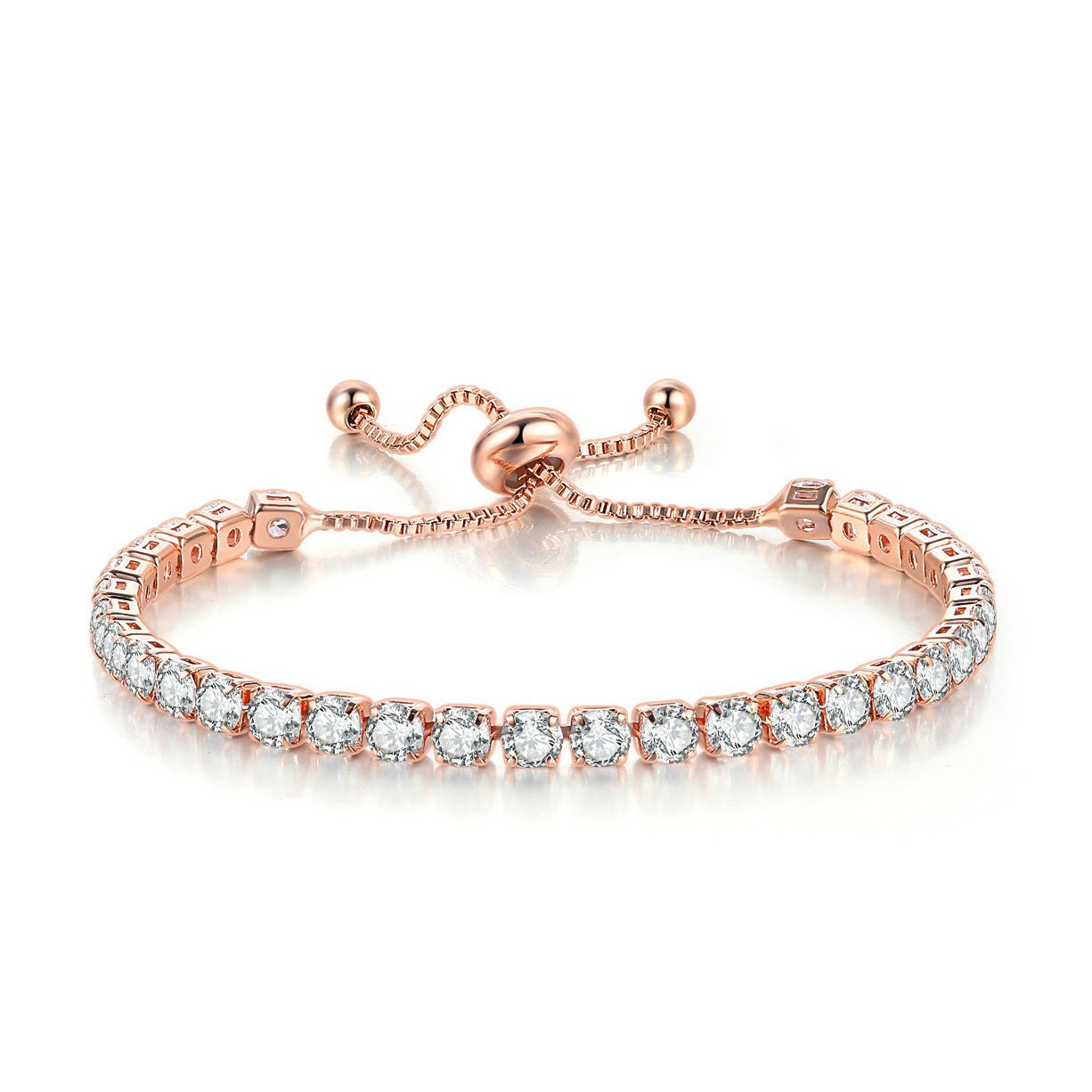 Strobe Tennis Full-Diamond Bracelet Niche Design With A Luxe High-End Vibe