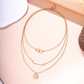 Fashionable Minimalist Multi-layer Rectangular Pendant Necklace