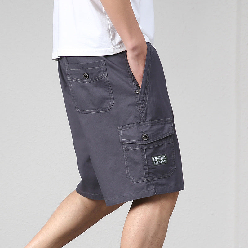 Mens Casual Stylish Loose-fit Work Shorts