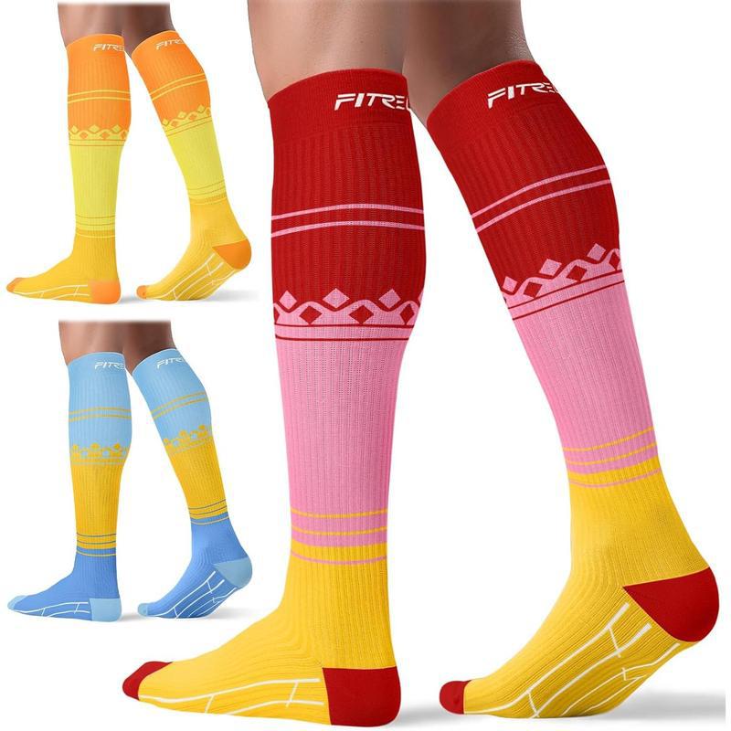 Womens Casual, Warm, Long Compression Calf Socks