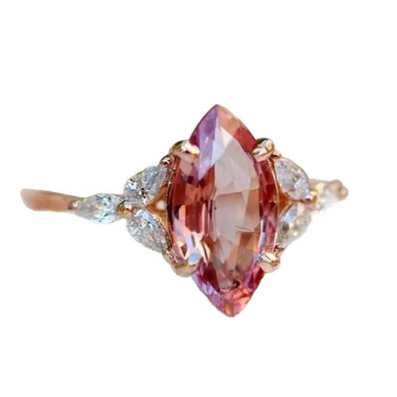 Niche Light-luxury Zircon Ring With A Sophisticated High-end Vibe