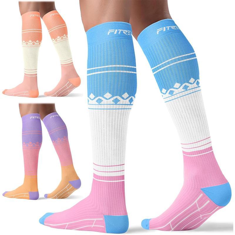 Womens Casual, Warm, Long Compression Calf Socks