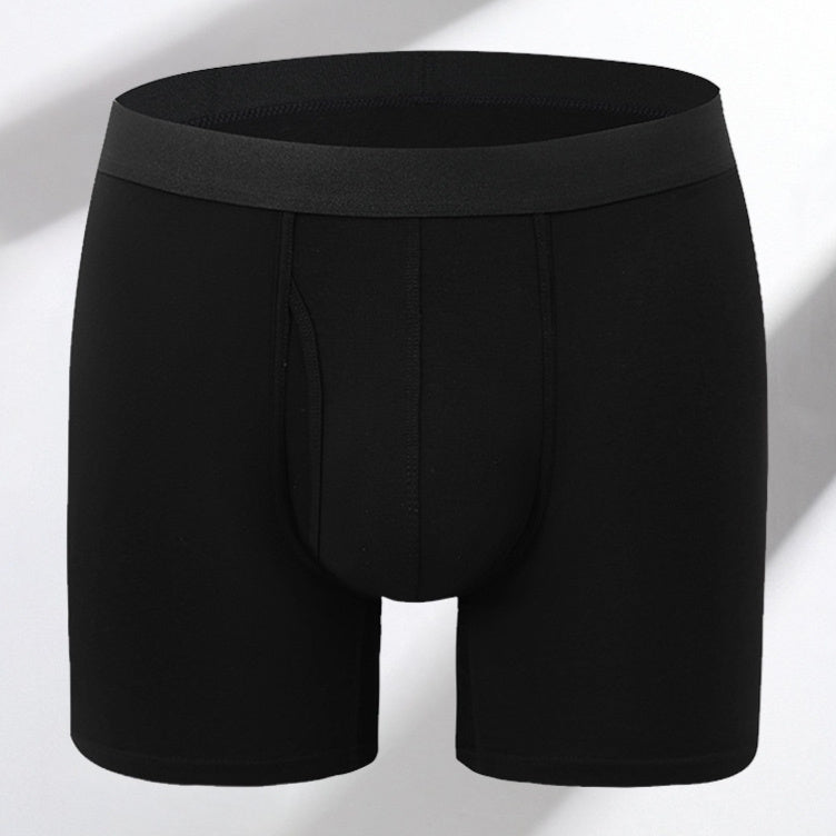 Extended Men's Underwear Bamboo Fiber Sports Breathable Mid Waist