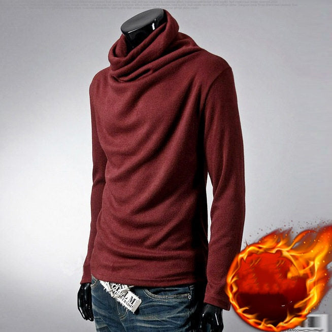 Men's Korean Style Slim Fit Long-Sleeved T-Shirt For Spring, Autumn And Winter