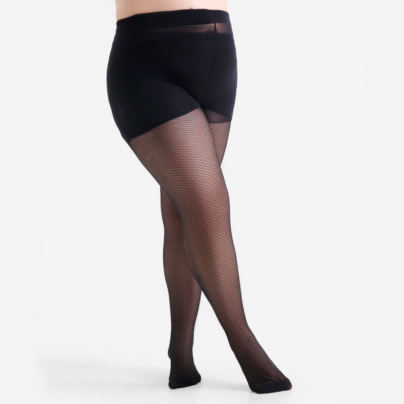 Elegant Fish-scale Jacquard Tights