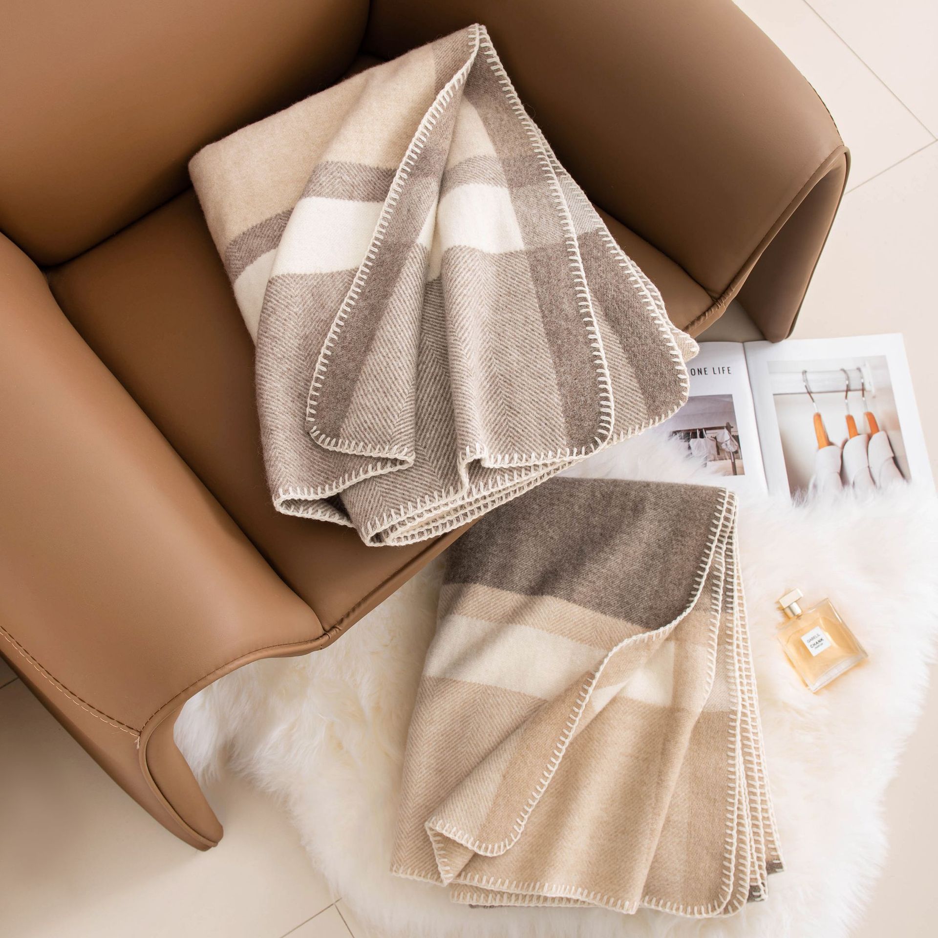 Autumn Wool Scarf With A Premium Feelversatile For Both Men And Women