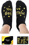 Creative Trendy Socks With Letter Jacquard Patterns On The Sole
