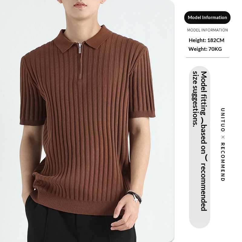 Ice Silk Quick-drying Men's Casual T-shirt