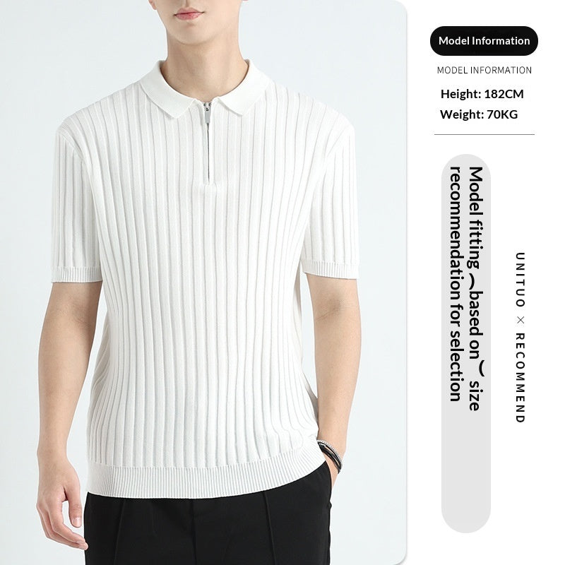 Ice Silk Quick-drying Men's Casual T-shirt