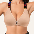 Letter Shoulder Strap Front Button Underwear